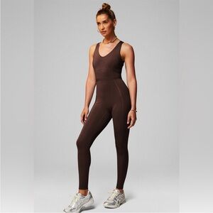 Fabletics Chocolate Brown Jumpsuit